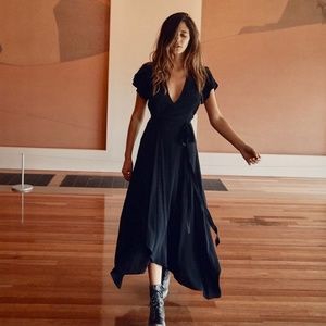 ✨Host Pick✨ The Autumn Dress in Noir Petite XS  NWT Christy Dawn RARE